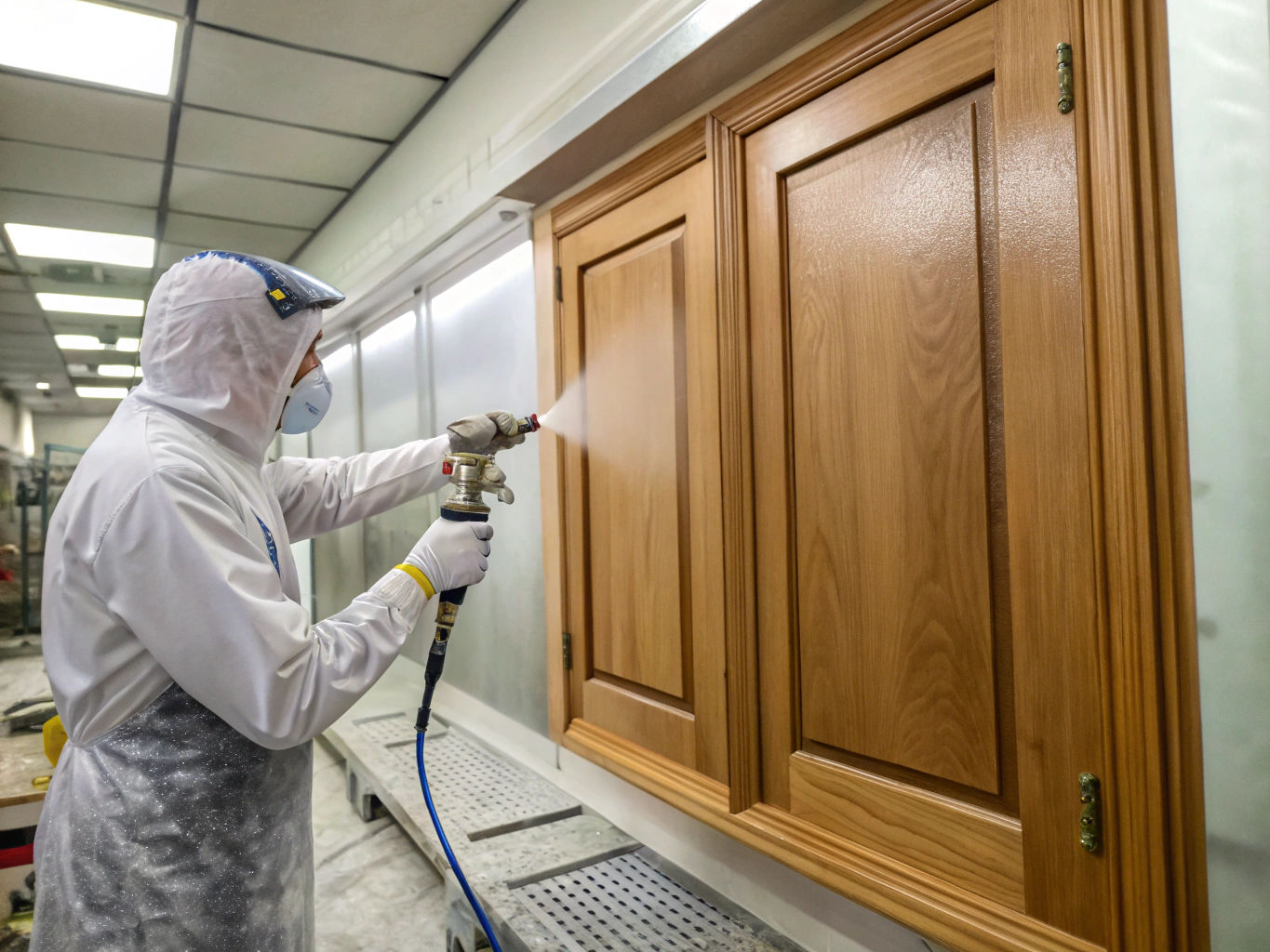 Professional cabinet refinishing service