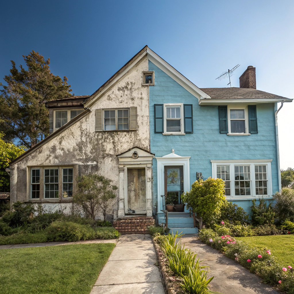 Full home exterior transformation